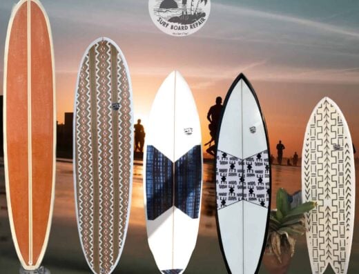 Surfboard made in Sénégal