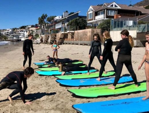 Surf Lessons in Malibu, CA