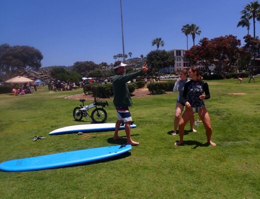 Beach Yoga & Beginner Surf Lessons