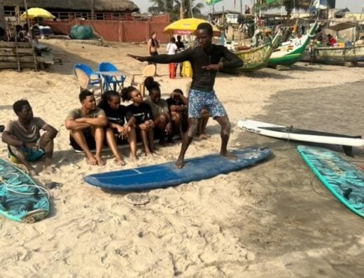 Learn to Surf in Ghana – Lessons with Local Vibes