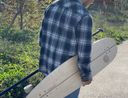 THE LAND SURFER SET WITH LAND PADDLE