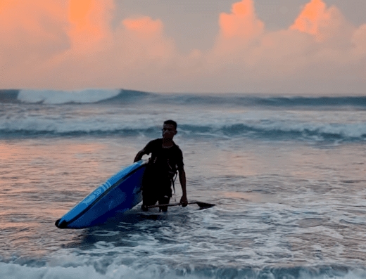 Let’s Enjoy The South Pacific Ocean Coastal Of West Papua Wave