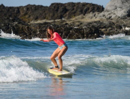 Surf lessons in Baja