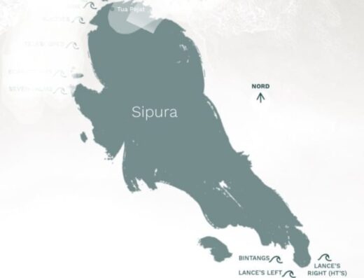 Surfing at Katiet with barrels in the Indian Ocean, ideal for surfers seeking challenging waves and authentic local experience.