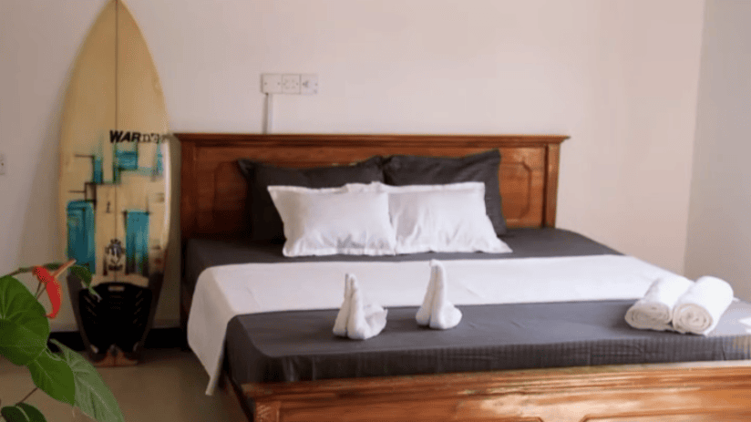 Surf Camp | Double Room with Private Bathroom | Mirissa, Sri Lanka